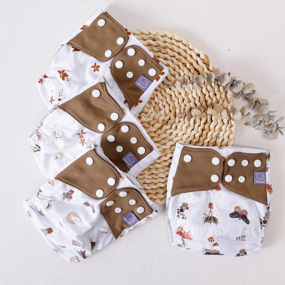Set de 4 Pañales Reutilizables